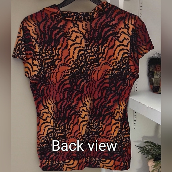 Worthington Top Vibrant Red/Rust/Amber - Picture 3 of 15